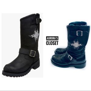 Harley Davidson 11 Black Logger Conductor Boots